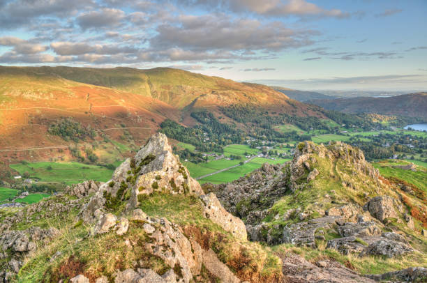 Nab Scar From Helm Crag stock photo