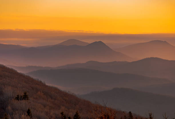 istock Sunset skies in the Blue Ridge mountains 1459693919