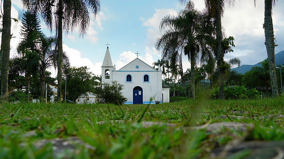 Historic church in the region of Porto de Cima, city of Morretes, southern Brazil