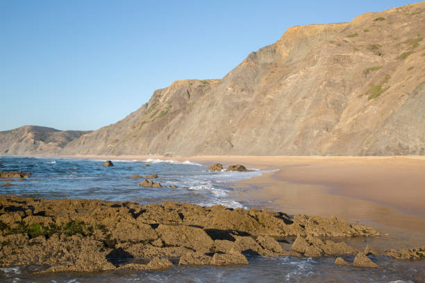 istock Rock Formation with Cliffs, Castelejo Beach; Algarve; Portugal 1459700406
