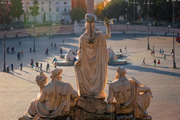 istock View of Piazza del Popolo in Rome 1459700791