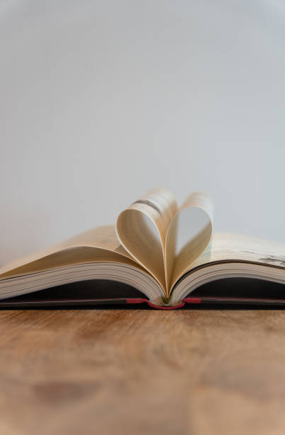 istock book made with heart shaped leaves 1459701108