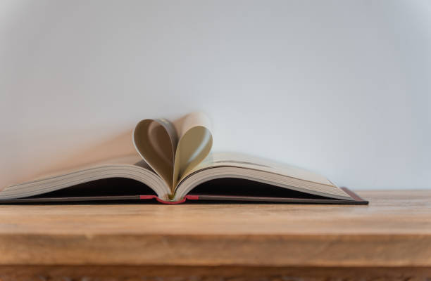 istock book made with heart shaped leaves 1459701113