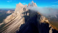 istock Aerial view Italian alps - Seceda mountain 1459702360