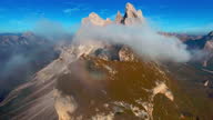 istock Aerial view Italian alps - Seceda mountain 1459704573