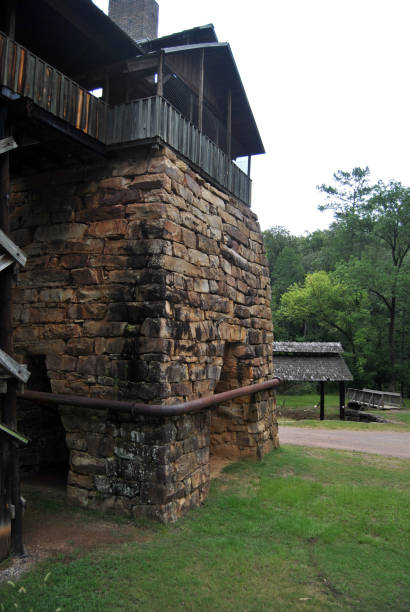istock Nineteenth century Iron blast Furnace 1459711095