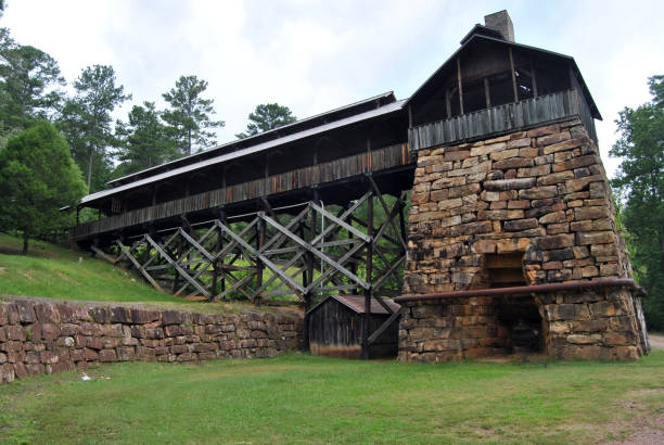 Old Nineteenth century Iron blast Furnace