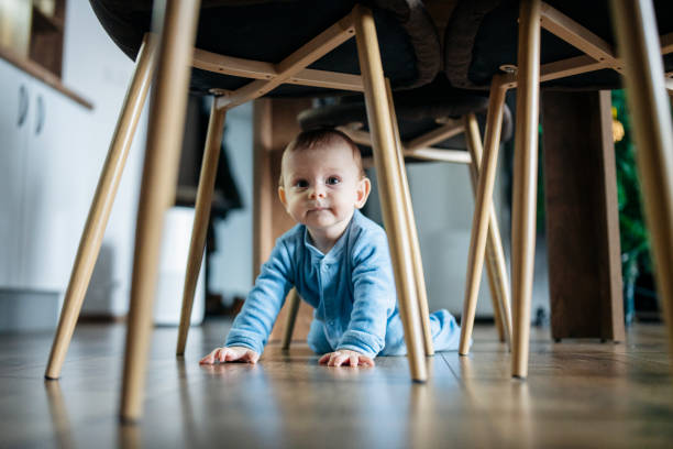 Portrait of Asian Baby six months