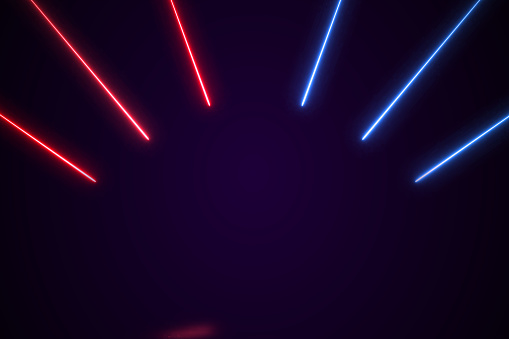 Glow Neon Modern Abstract Background