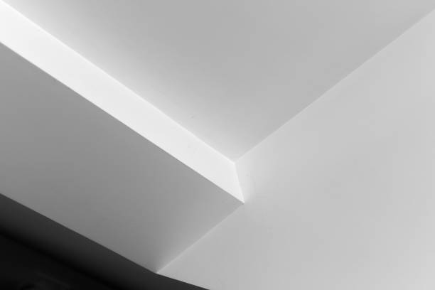 istock Abstract white minimalist architecture photo background 1459748373