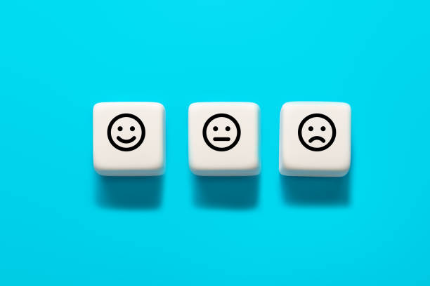 istock Smiley face, neutral face and sad face. Service rating and costumer satisfaction concept 1459762817