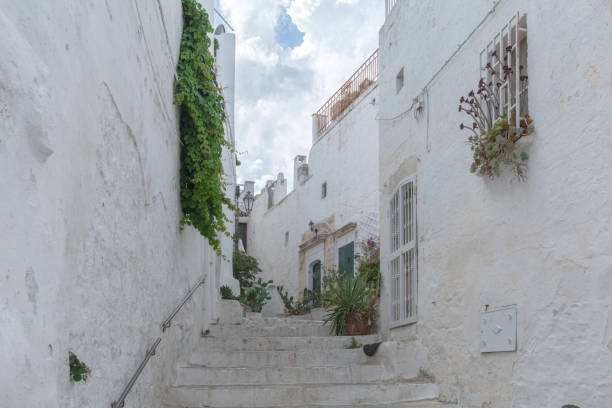 istock Ostuni, white city stairs 1459783076