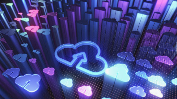 Cloud storage Icon stock photo