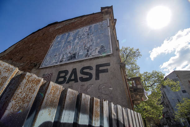 BASF advertisement stock photo