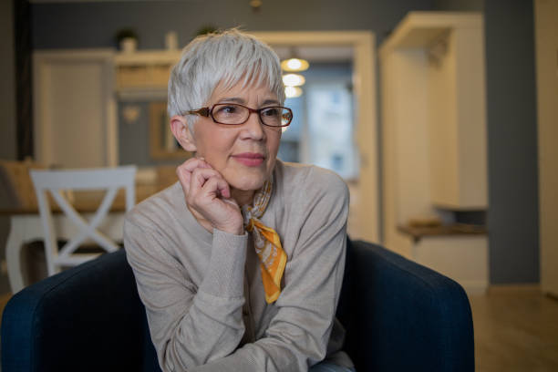 istock Lonely elderly woman 1459823660