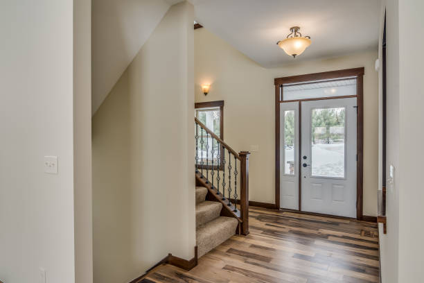 istock Front entrance to new home 1459830777