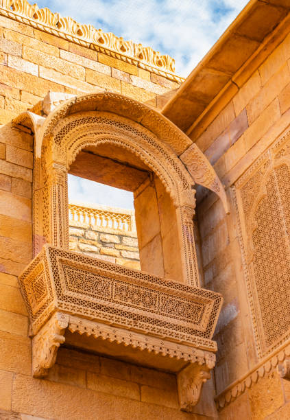 istock heritage jaisalmer fort vintage architecture from different angle at day 1459845634