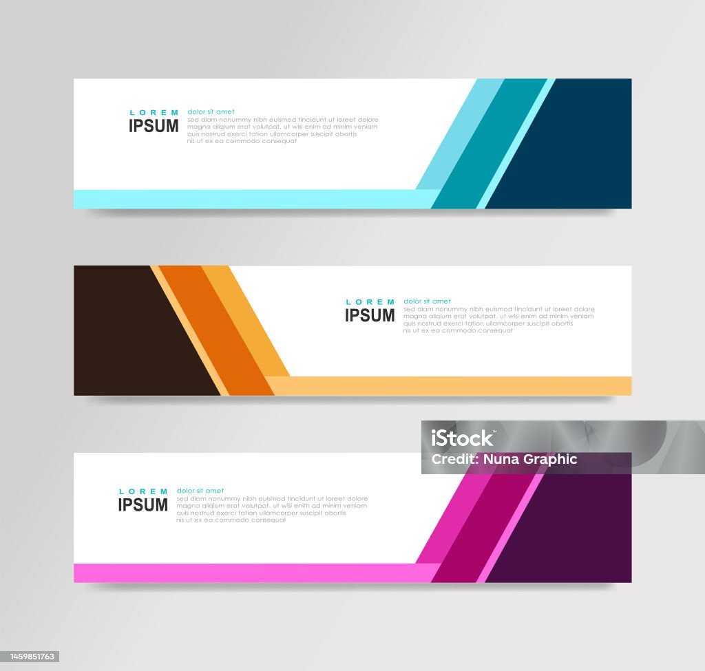 Computer Abstract Banner Vector Abstract Banner Stock Illustration - Download Image Now - Web ...