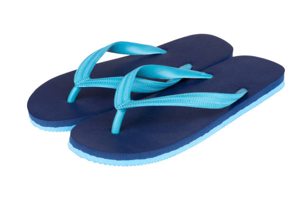 istock sandals  flip flops color blue isolated on white background 1459856642