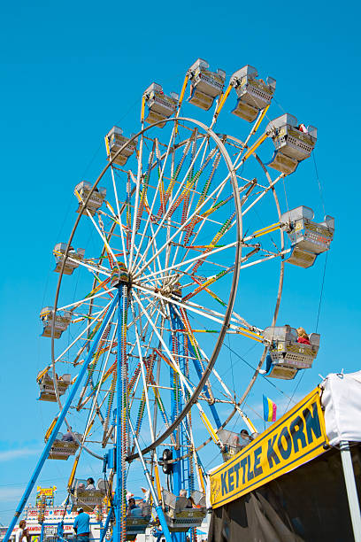 istock Ferris Wheel and Kettle Korn Booth 145986111