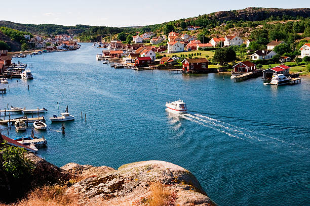 Old fishing village at the coast