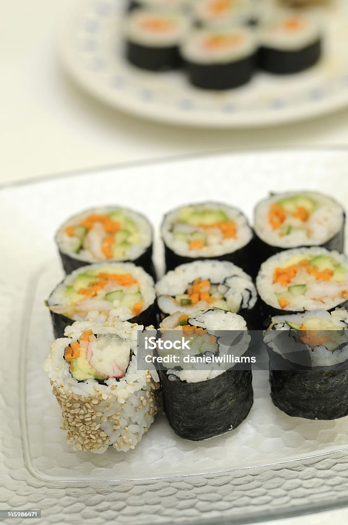 Maki rolos - Royalty-free Alga marinha Foto de stock