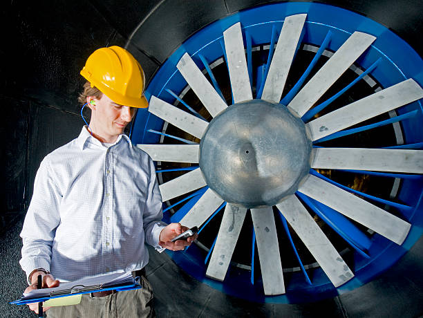ingeniero, informes en - aerospace industry engineer wind tunnel engineering fotografías e imágenes de stock