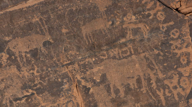 istock Rock carvings in Saudi Arabia 1459868765