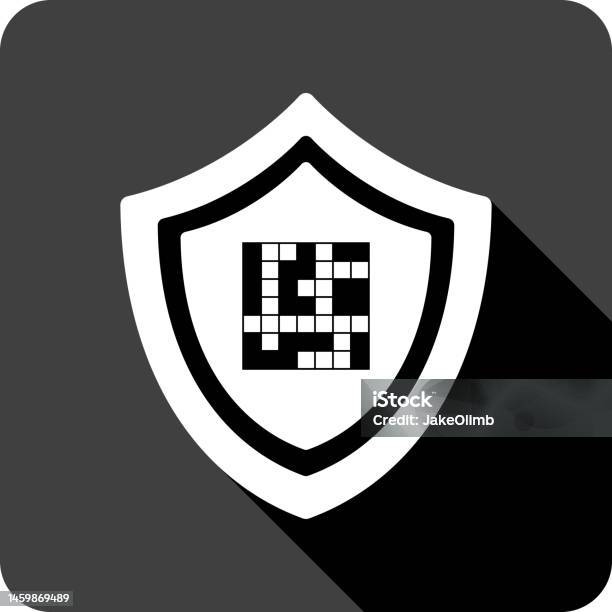 Shield Crossword Puzzle Icon Silhouette Stock Illustration Download Shield Crossword Puzzle Icon Silhouette Stock Illustration Download