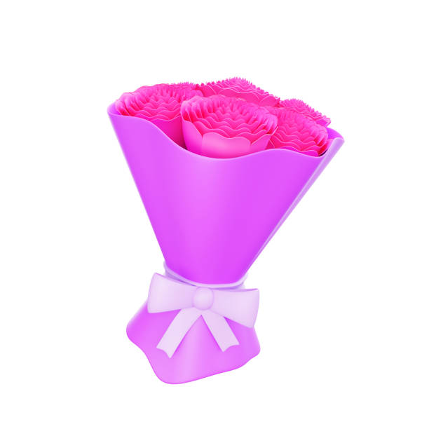 istock 3d rendering valentine's day bouquet flower icon 1459875552