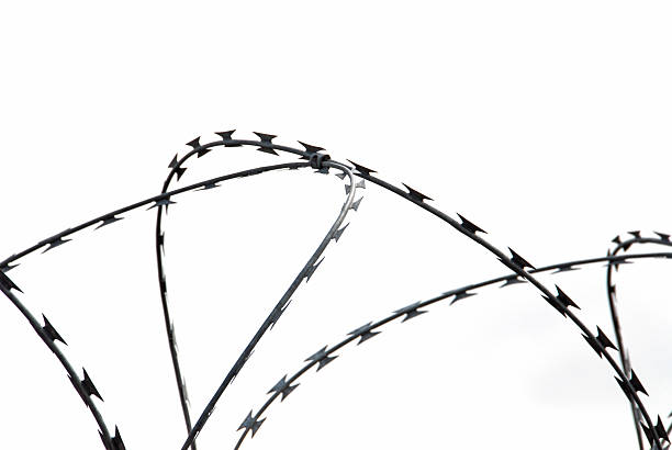 ラソールワイヤ - razor wire ストックフォトと画像