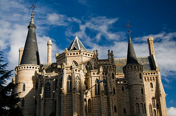 View of the old town of Castro Urdiales Basque Country Spain Europe