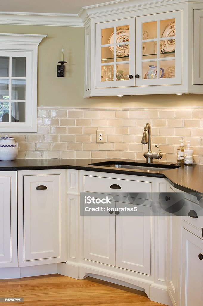 custom kitchen interior custom kitchen Customized Stock Photo