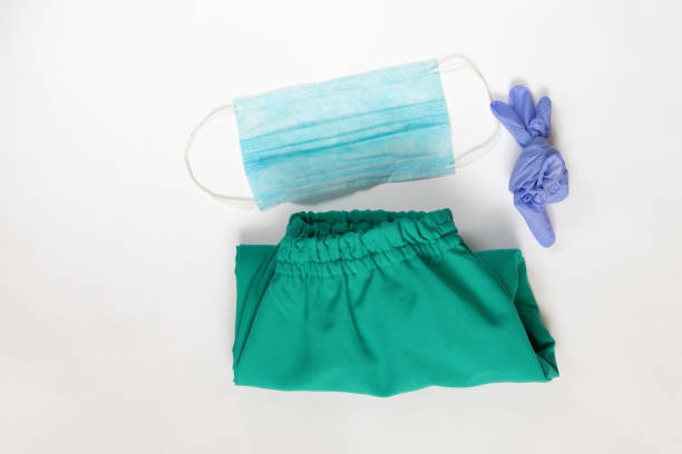istock medical uniform set folded on isolated background nurse in ukraine 1459880311