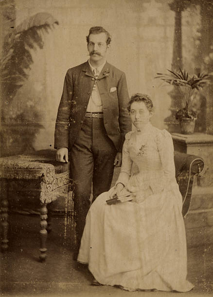 istock Victorian Lifestyle - wedding portrait 145988501