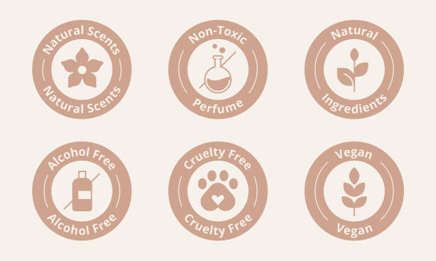 istock Fragrance certified label. Special features symbol. Perfume unique selling point badge vector illustration. Perfect sign design for shop and sale banners. 1459885035