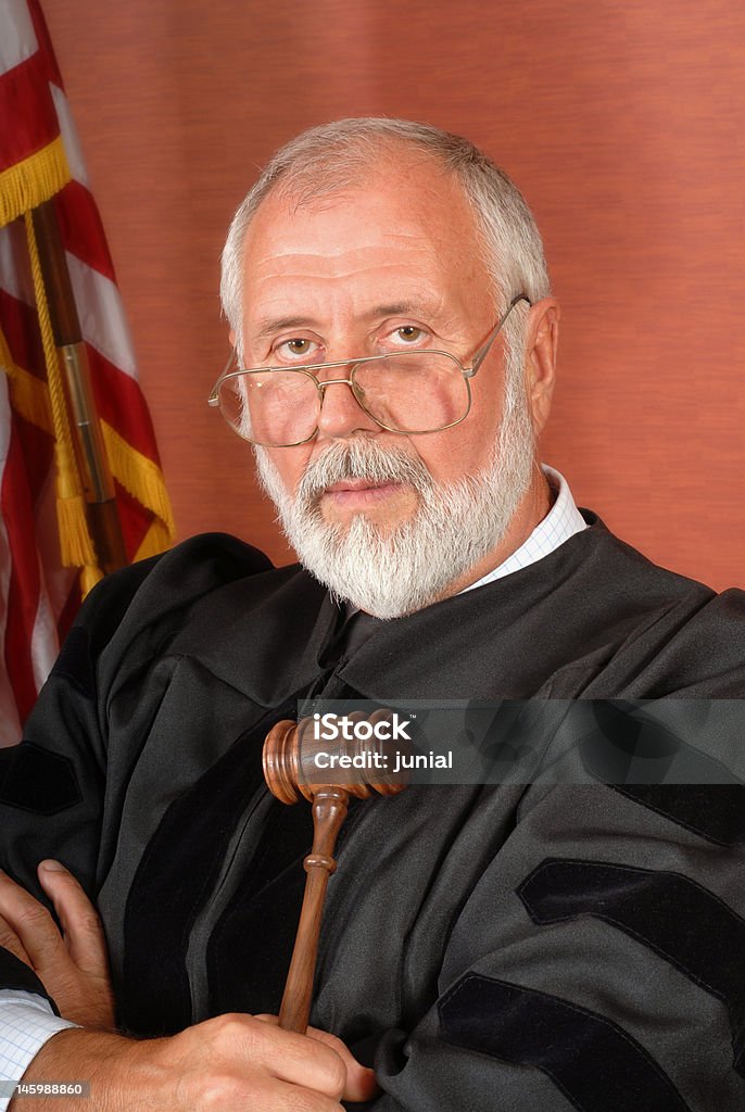 Старший судья Америки - Стоковые фото Судья - суд роялти-фри