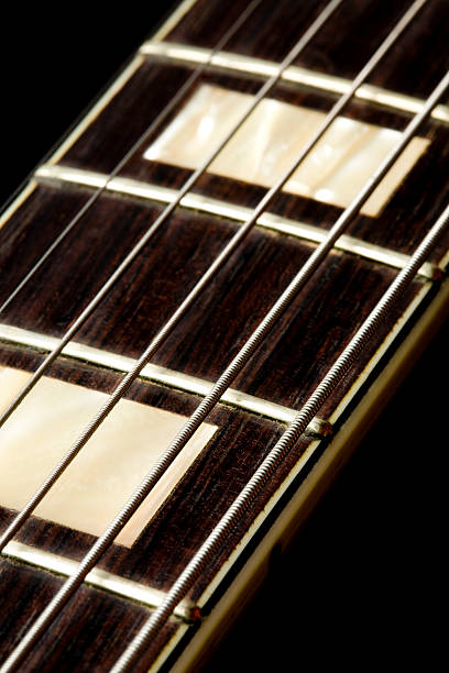 Guitar Fretboard stock photo