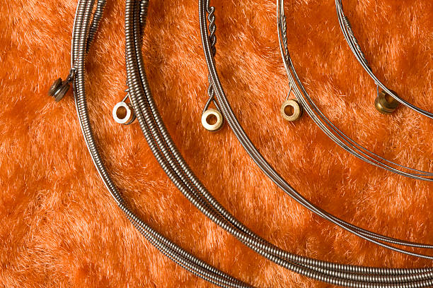 Guitar Strings stock photo