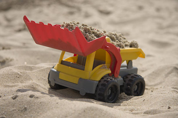 istock Dump truck on the beach 145988909