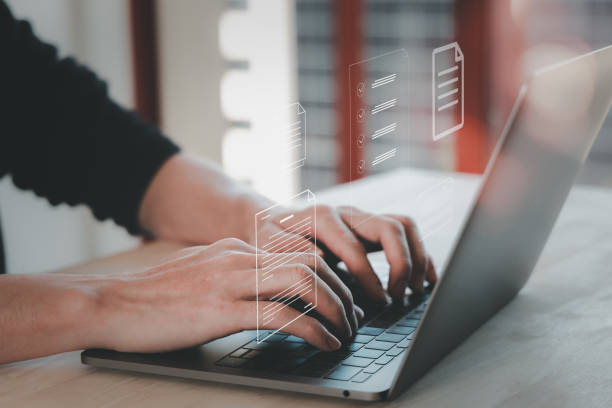istock social media online content, freelance worker, working online, content creator, woman using laptop, woman reading blog online on computer 1459889490