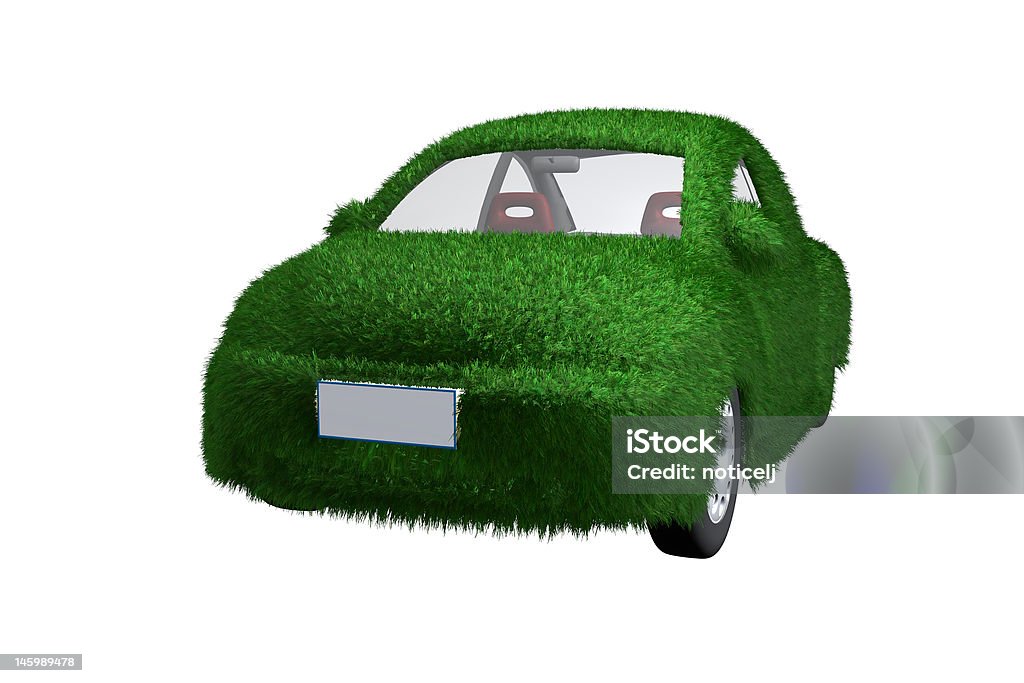 Carro ecológico com clip caminho - Foto de stock de Abastecer royalty-free