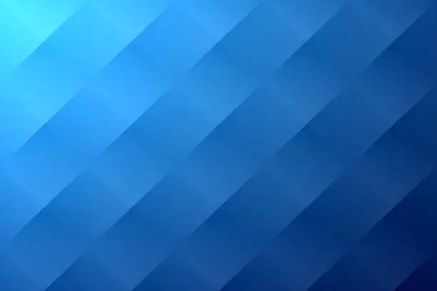 Vector illustration of Abstract blue background - Geometric texture