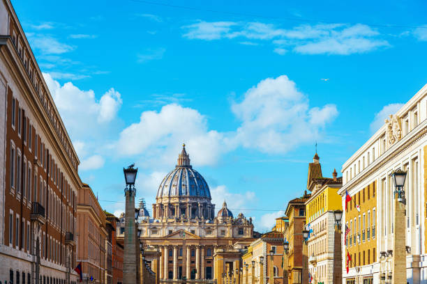 istock Antique building view in Rome, ITALY 1459896730