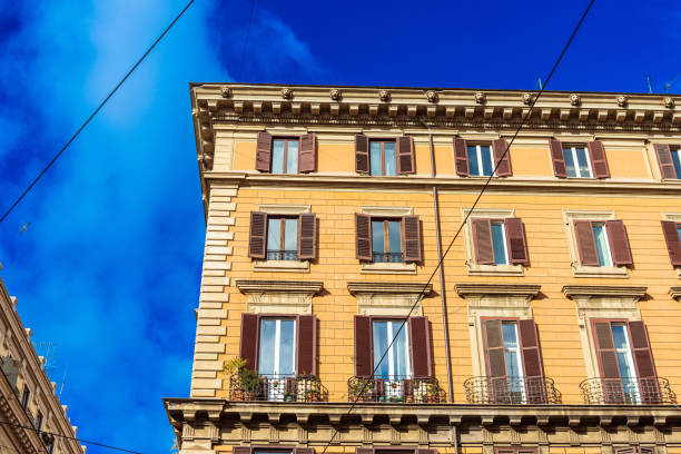 istock Antique building view in Rome, ITALY 1459896734