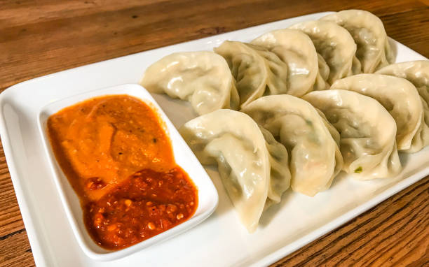 istock Chinese Food Dumpling Momo 1459900503