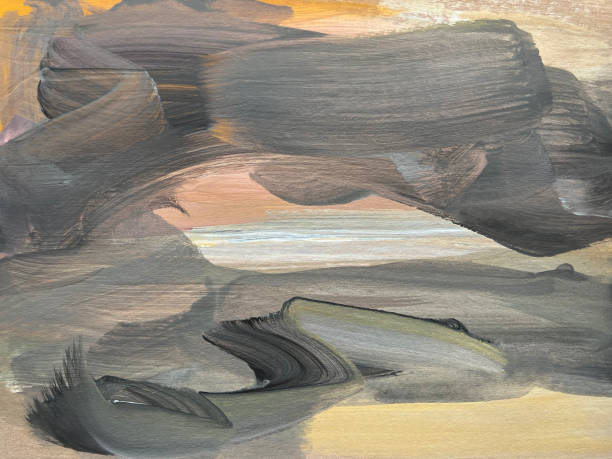 istock Modern Abstract Art Painting. Modern art. Contemporary art. 1459900801