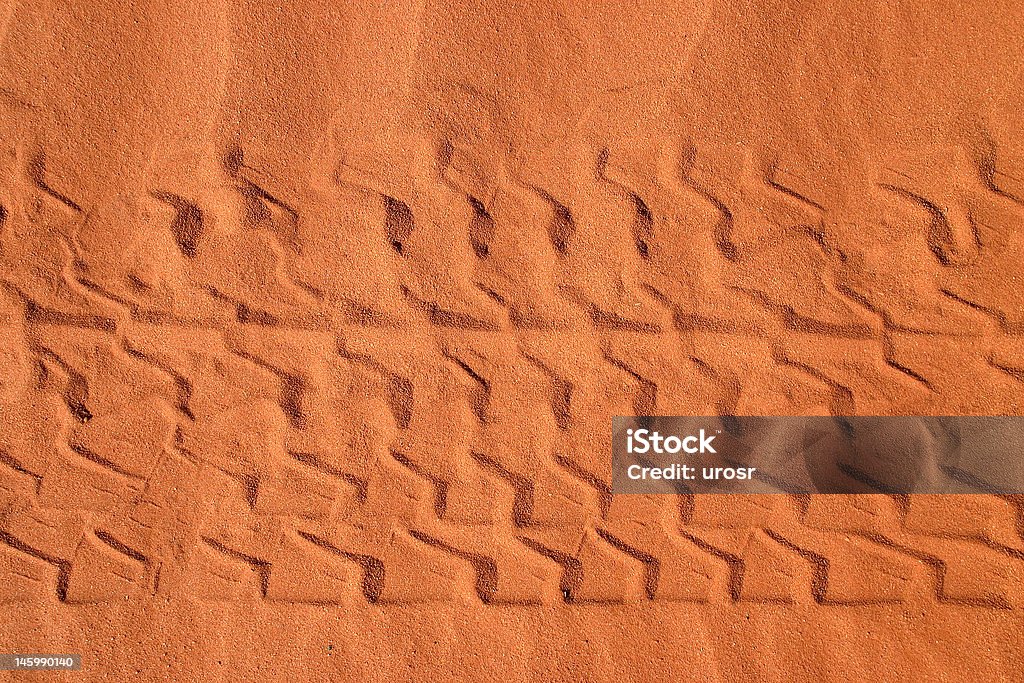 Spuren im sand - Lizenzfrei Abenteuer Stock-Foto