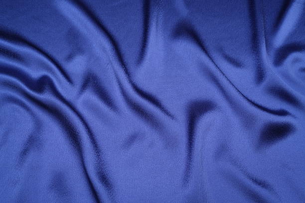 royal blue satin background stock photo