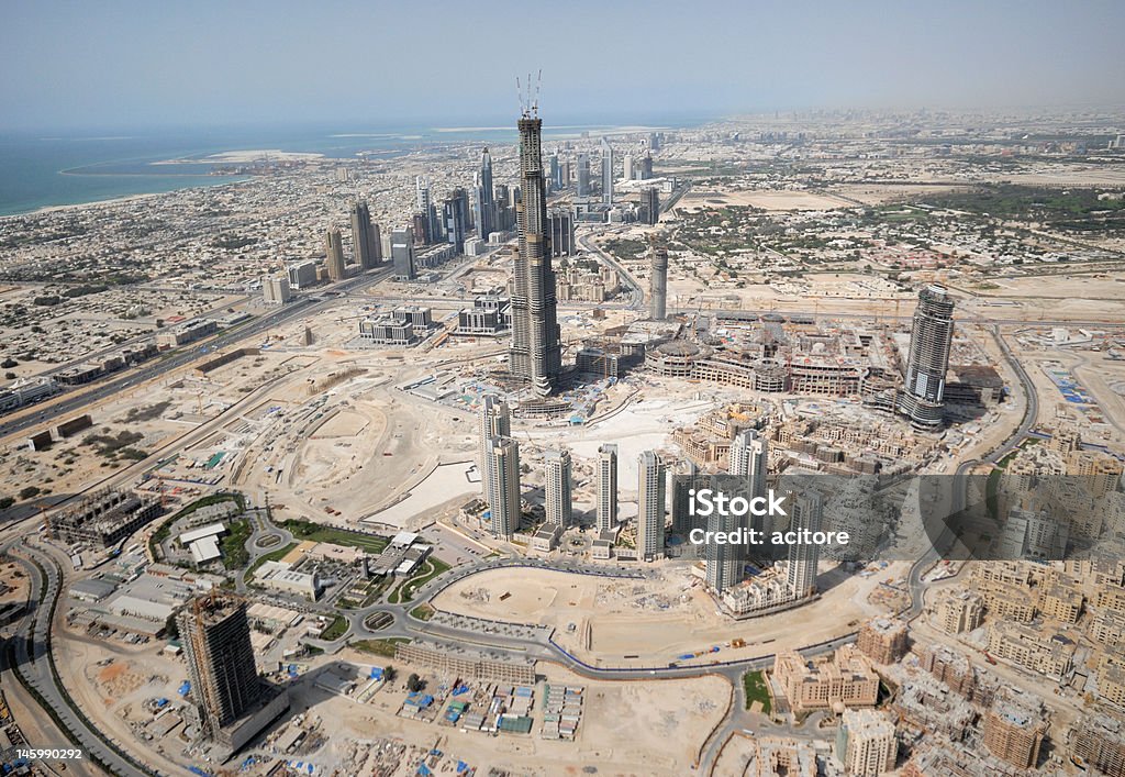 Costruzione di una città - Foto stock royalty-free di Burj Dubai